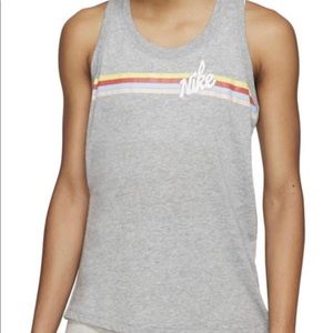 Nike striped tank top